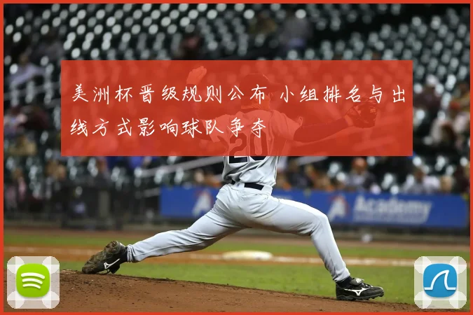 美洲杯晋级规则公布 小组排名与出线方式影响球队争夺